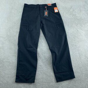 Bass Outdoor Mens Essential Tech Cargo Tapered Pants Size 36 Black NWT 0658